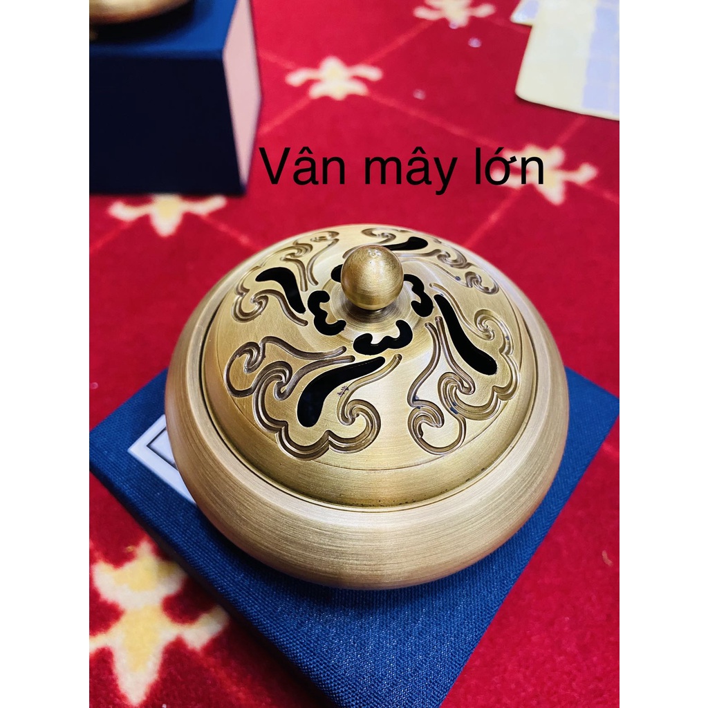 [PBMC]Lư xông tròn đồng thấp (HÀNG CAO CẤP)