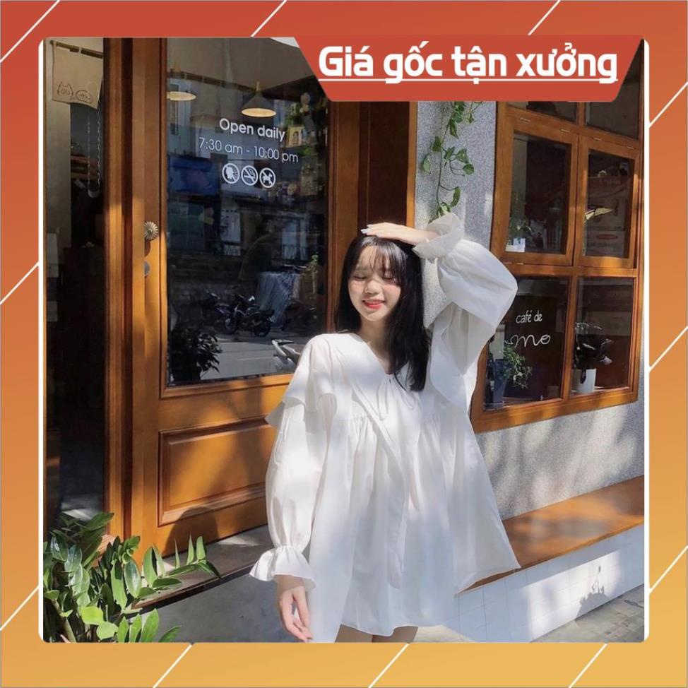 [Hàng Chất Lượng] (HÌNH THẬT) Áo Baby Doll (TRẮNG) | BigBuy360 - bigbuy360.vn