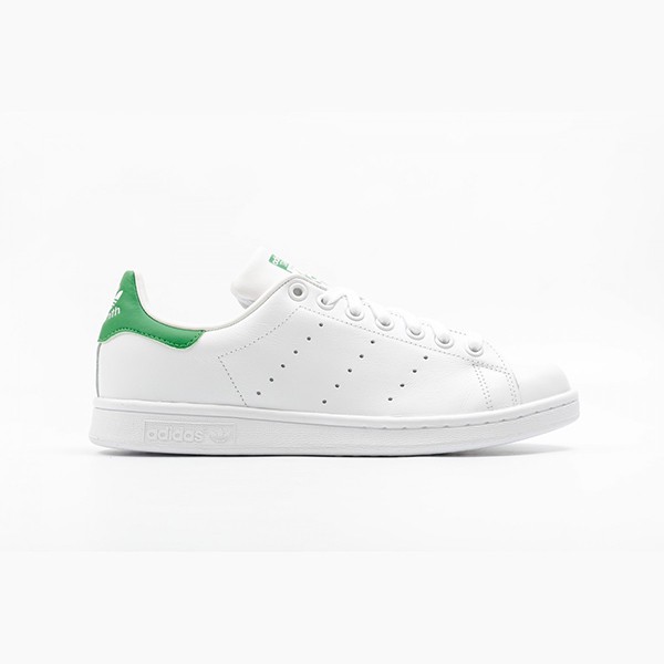 Giày Stansmith da trắng chất liệu da miếng chống nhăn kiểu dáng classic dễ phối đồ