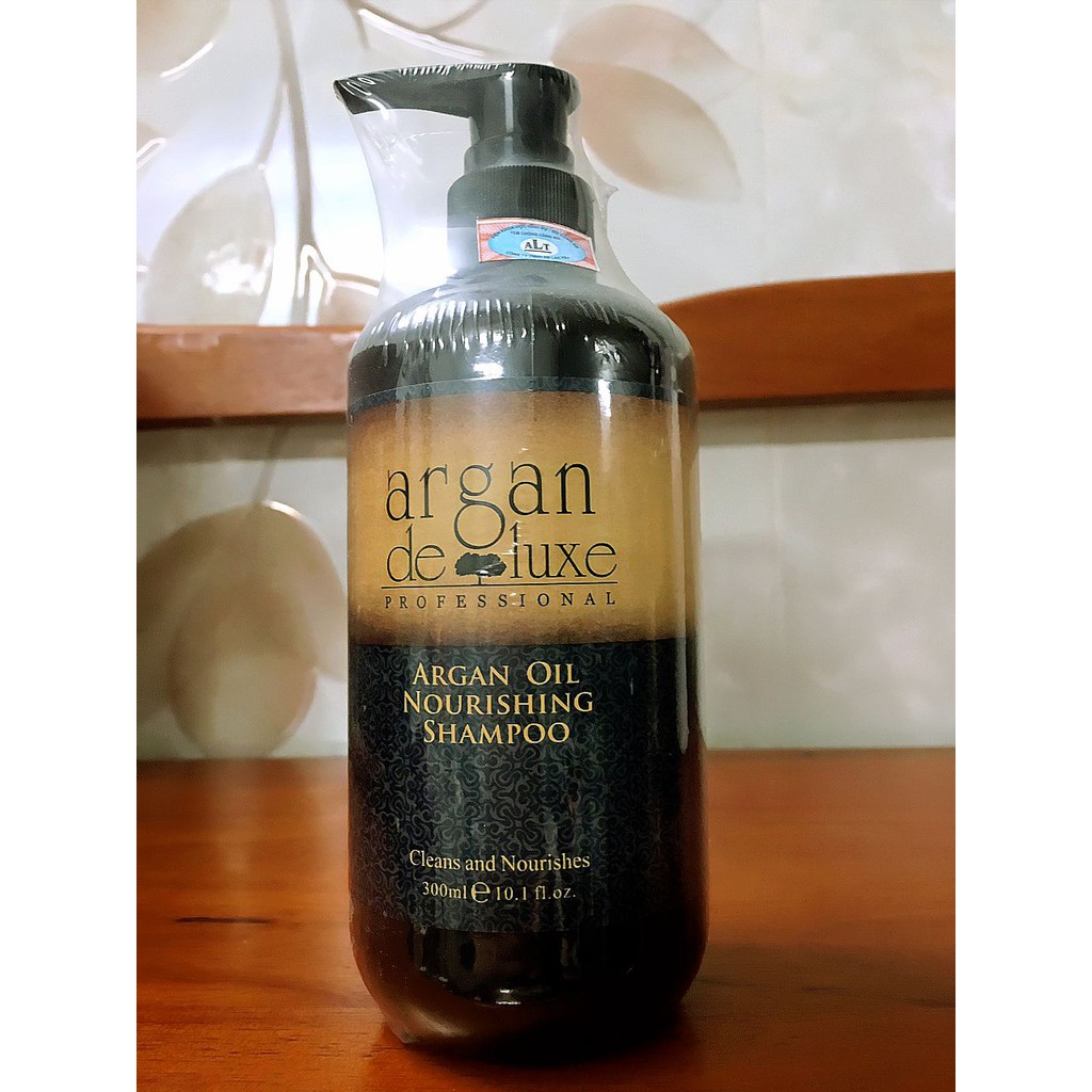 Dầu gội phục hồi tóc hư tổn Argan Deluxe Shampoo 300ml