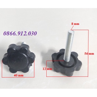 chân tăng chỉnh REN M8 x 50 mm_tăng hoa 6 cánh