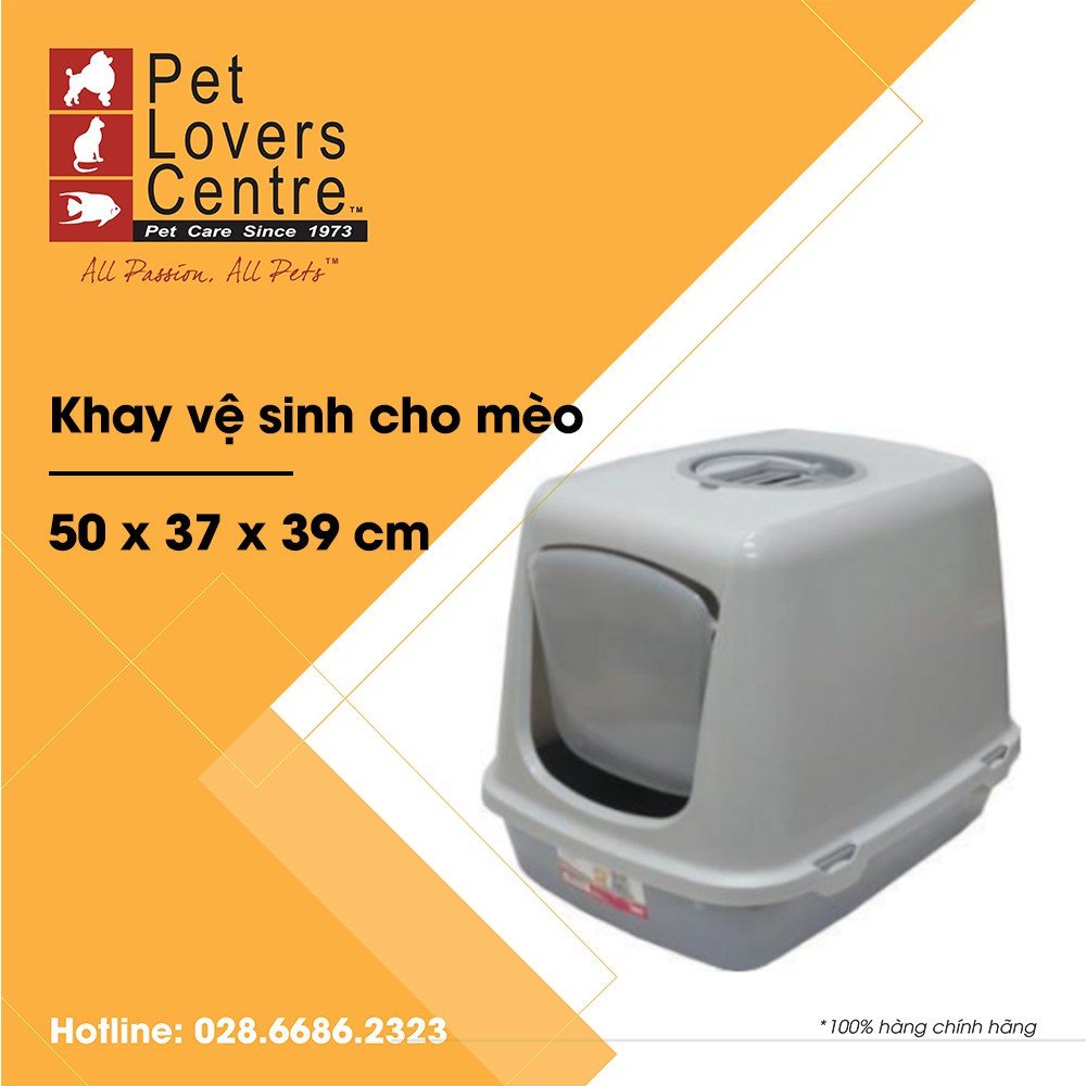 Nhà vệ sinh cho mèo SAVIC OSCAR TOILET HOME (WHITE - GREY)