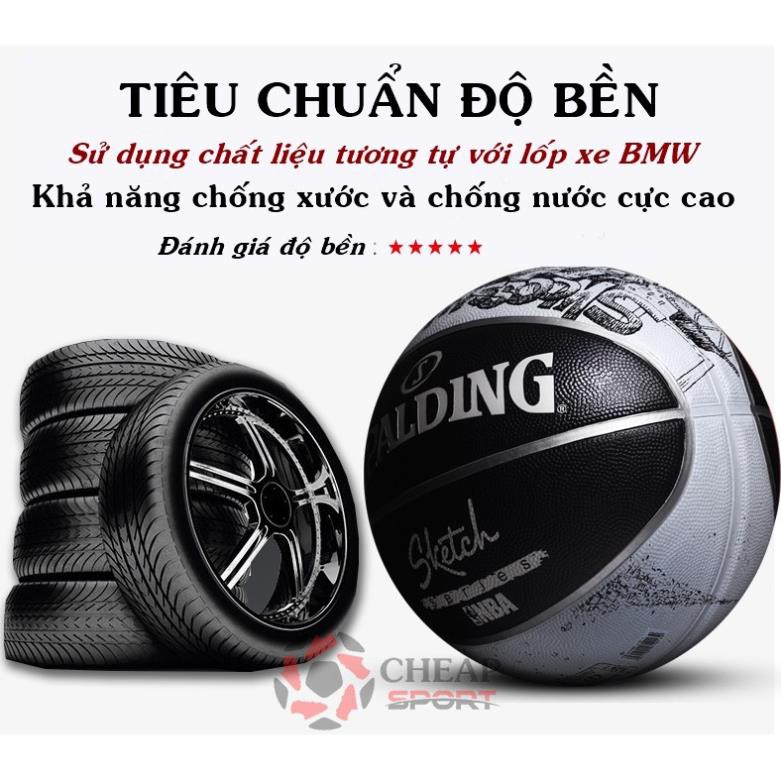 6.6 ĐẲ𝐍𝐆 𝐂Ấ𝐏 Bóng Rổ Spalding Sketch NBA Chính Hãng .