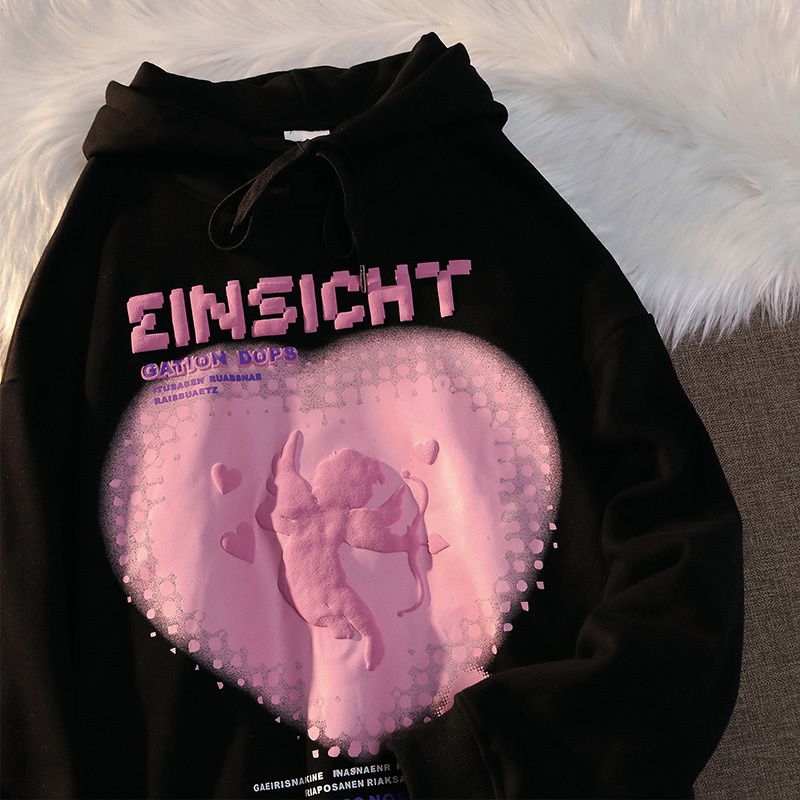 NRVP Áo hoodie dáng rộng thời trang Hàn Quốc 2022 dành cho nữ