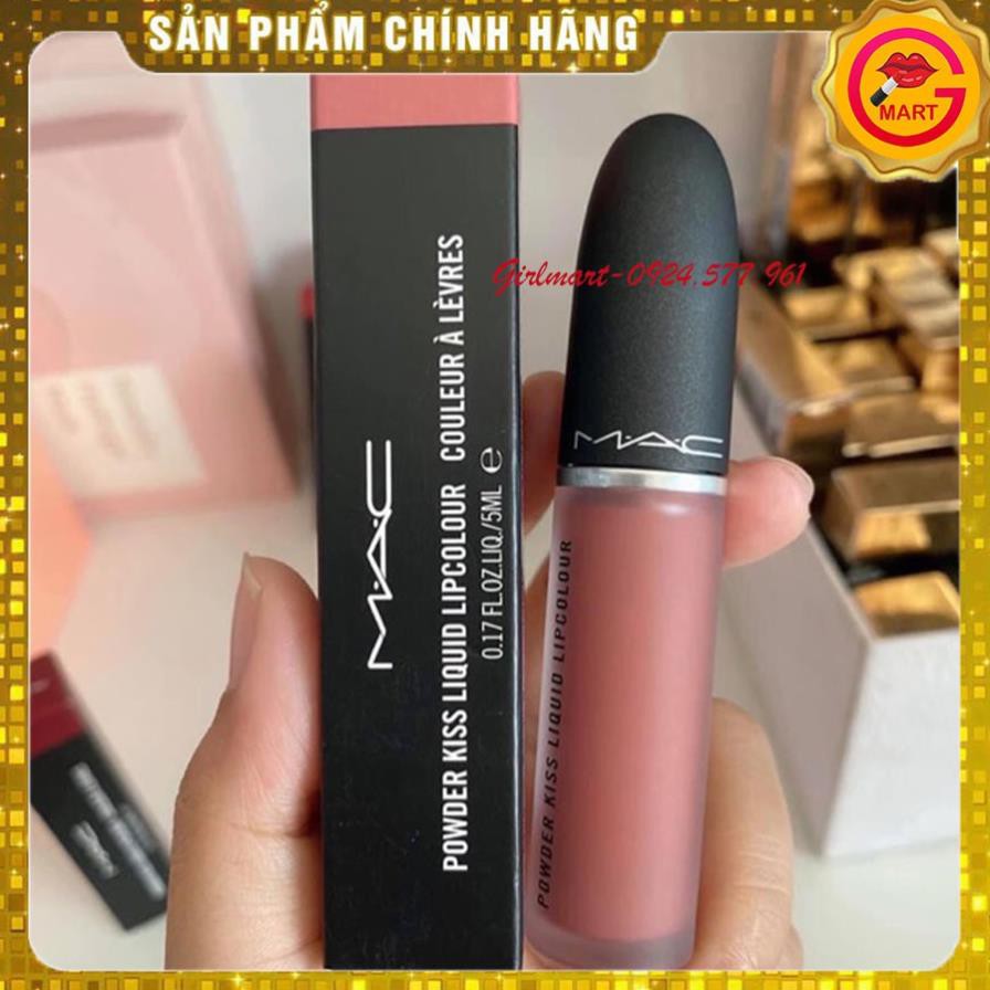 [ SON GIÁ RẺ ] Son Kem Mac Powder Kiss Liquid Lipcolour  997 - Màu Hồng Nude