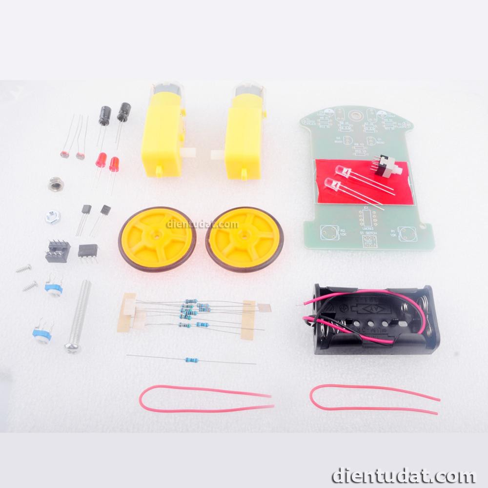 KIT DIY Trọn Bộ Robot Dò Đường D21 - Tự Ráp