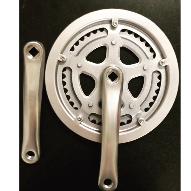 Bộ đùi đĩa 52-42 răng 2 tầng nhôm