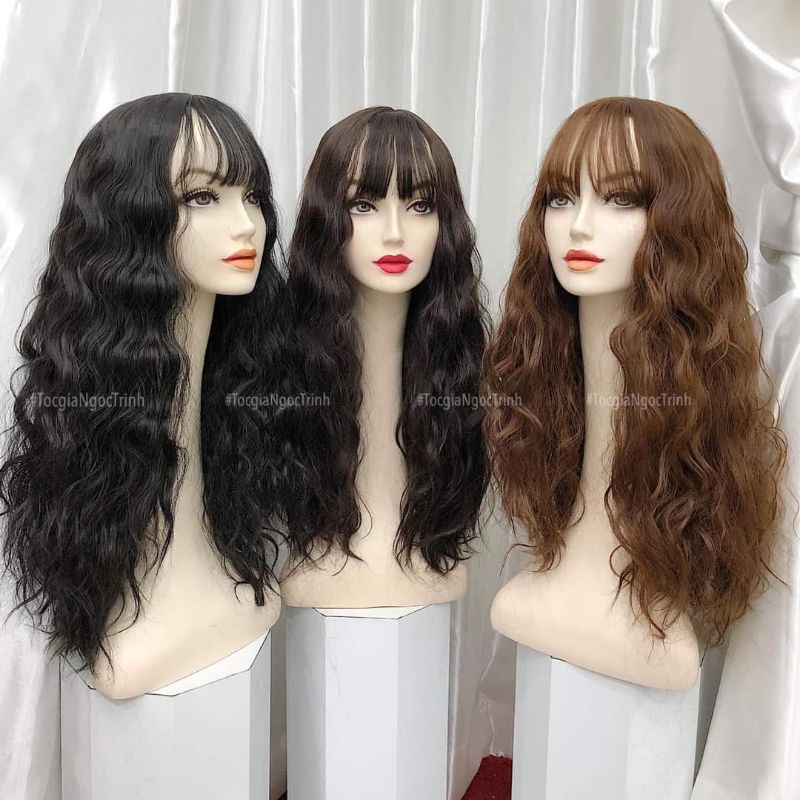 Tóc giả cao cấp nhiều kiểu hình thật(sell ngẫu nhiên)