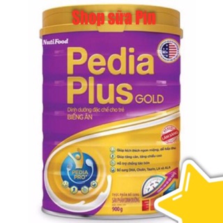 Tặng bộ 3 hộp nhựa - sữa bột pedia plus gold lon 900g
