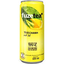 LỐC 6 CHAI VÀ LON Trà Chanh Sả Fuzetea+