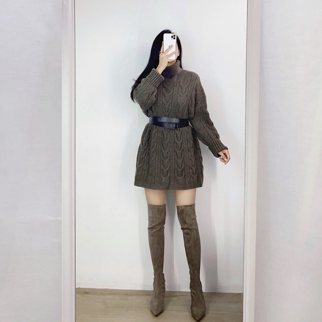 ( Ảnh thật ) thắt lưng da dài