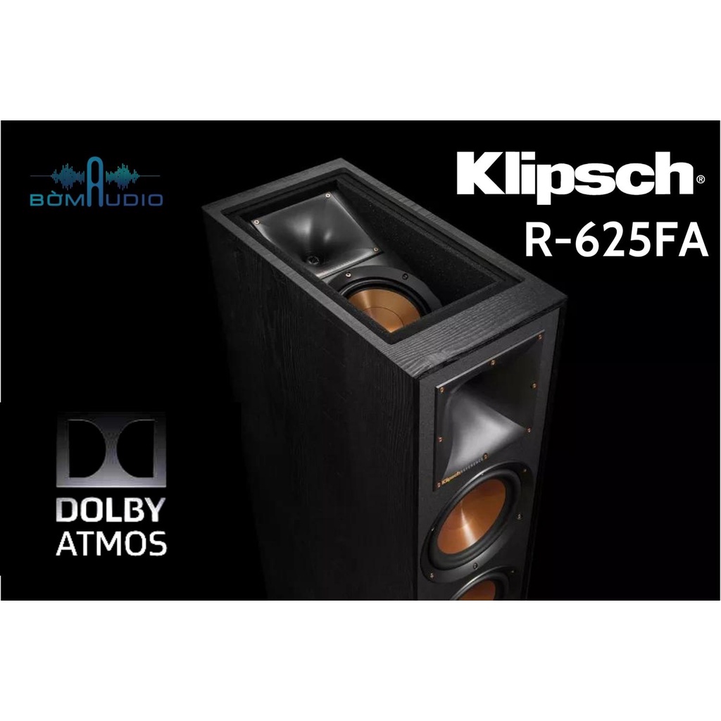 KLIPSCH R-625FA | LOA CỘT XEM PHIM NGHE NHẠC CHUẨN DOLBY ATMOS | Hàng Mới 100% _ Bảo Hành CHính Hãng 1 Năm