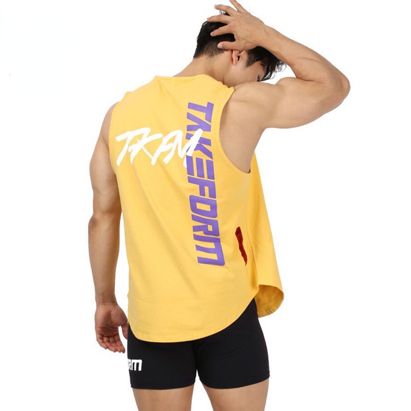 Áo Thun Thể Thao Sát Nách Form Rộng Thời Trang Đường Phố Cho Nam