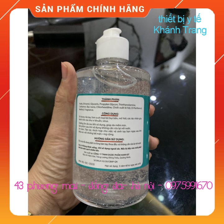 (Gía Sỉ ) [Hàng có sẵn] Nước rửa tay Khô Sát khuẩn Handwash gel 500ml - Cam kết chuẩn công ty