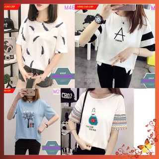 Áo Thun Nữ [CHẤT MÁT, KHÔNG XÙ] Áo phông nữ tay ngắn dễ thương, xinh xắn 🔔 🔔