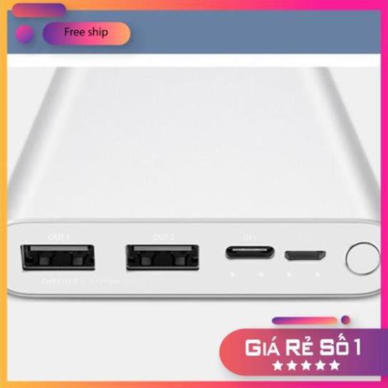 Sạc dự phòng Xiaomi Gen3 10000mAh -Hàng Chính Hãng- Hỗ trợ sạc nhanh QC 3.0 18W