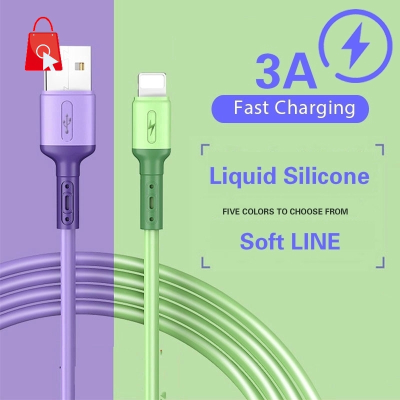 Dây cáp sạc nhanh 3A loại C/Micro USB/cho IP11 Pro Max