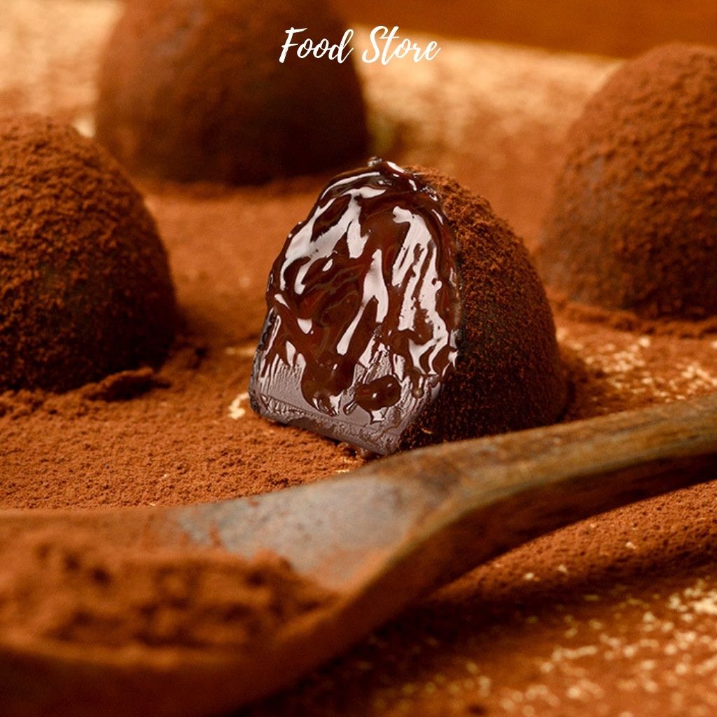 Socola nama tươi nguyên chất, kẹo nama chocolate hộp 408 gram