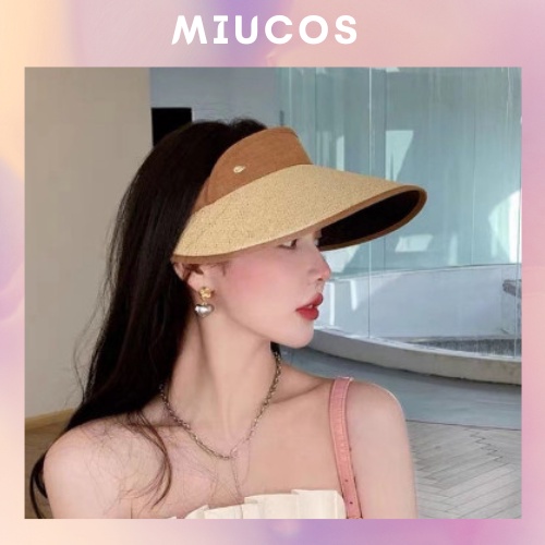 Mũ cói, nón cói nữa đầu xinh xắn dành cho các tín đồ du lịch
