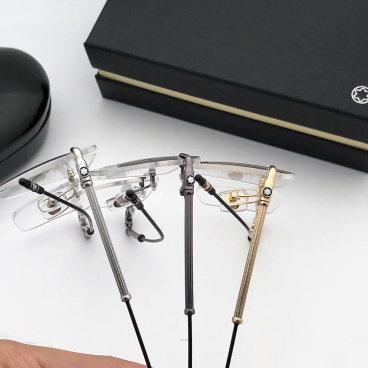 Kính Không Gọng, Chất liệu Titanium siêu nhẹ, Phong Cách sang trọng, Hàng cao cấp, Bảo hành 12 tháng - donghokinhmat168