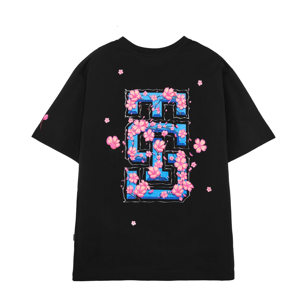 Áo thun TSUN Blossom Folwer Tee 2022 - Black - Unisex