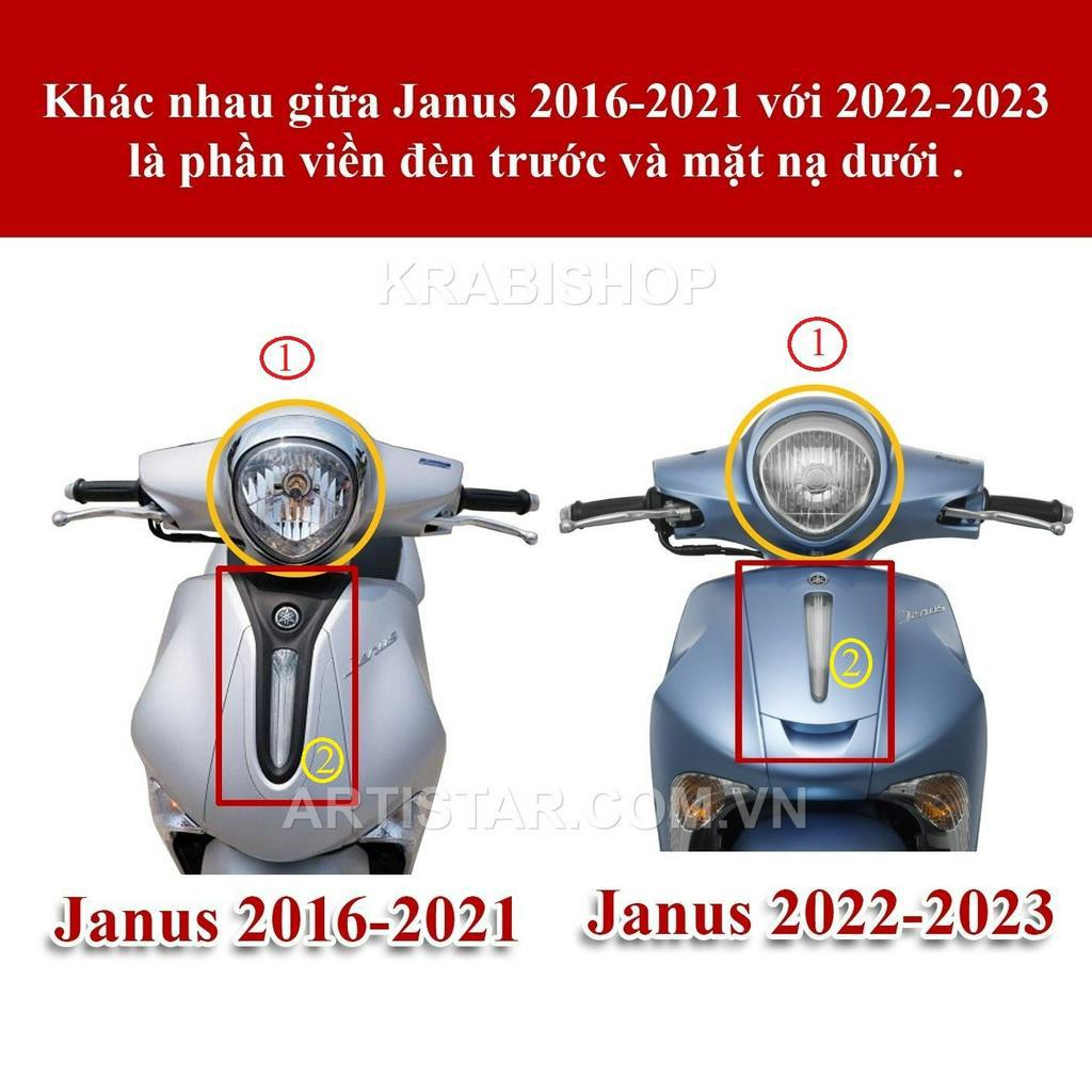 Ốp trang trí xe Janus 2022-2023 carbon Artistar