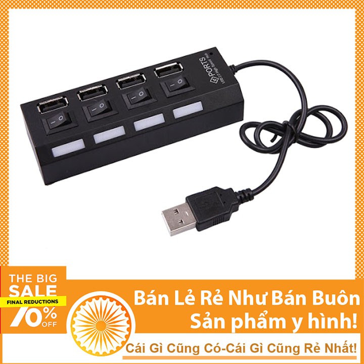 HUB USB Hình Ổ Điện 1 Ra 4