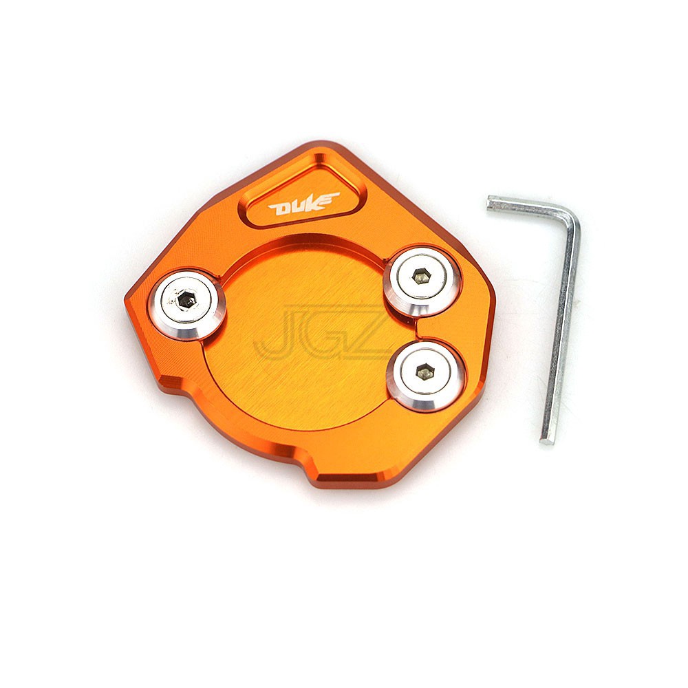 Đế Chân Chống Mở Rộng Bằng Nhôm CNC Cho Xe Mô Tô KTM DUKE 125 200 390 RC 2013 2014 2015 2016 2017 2018 2019