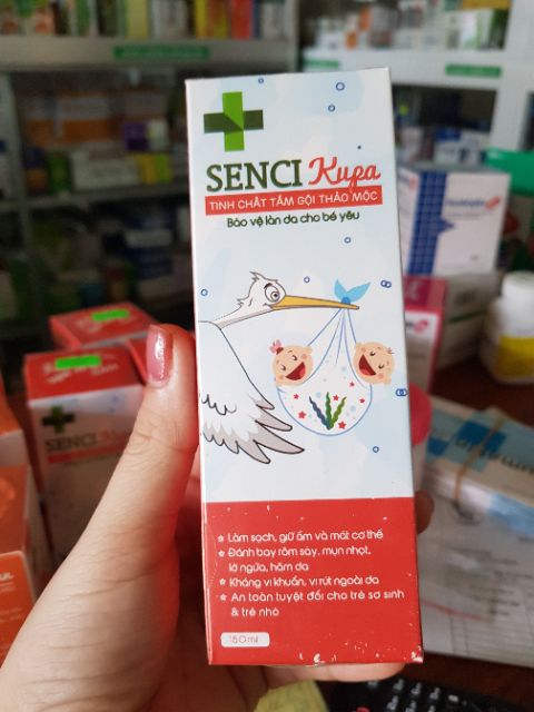 SENCI kupa - tinh chất tắm gội thảo mộc , bảo vệ làn da cho bé yêu. dung tích 250ml