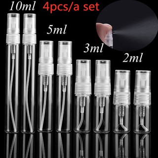Set 4 bình xịt nước hoa nhỏ gọn
