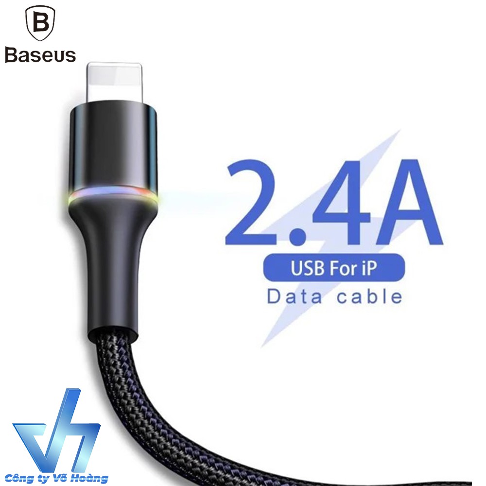 Cáp sạc nhanh siêu bền cho iP,tablet táo Baseus Halo Data Cable LV551-1M