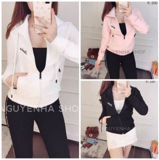 Áo khoác nữ nỉ da cá