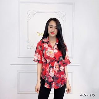 Áo Trung Niên Bó Eo Áo Tay Ngắn - LoFa_A09