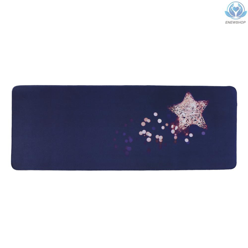 【enew】Extra Large Mouse Pad Anti-Slip Mouse Mat Rubber Desk Keyboard Mouse Mat Game Office Mousepad for Laptop Computer