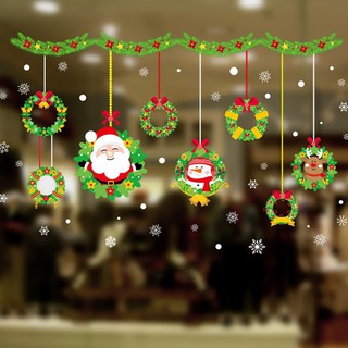 Tranh decal merry christmas