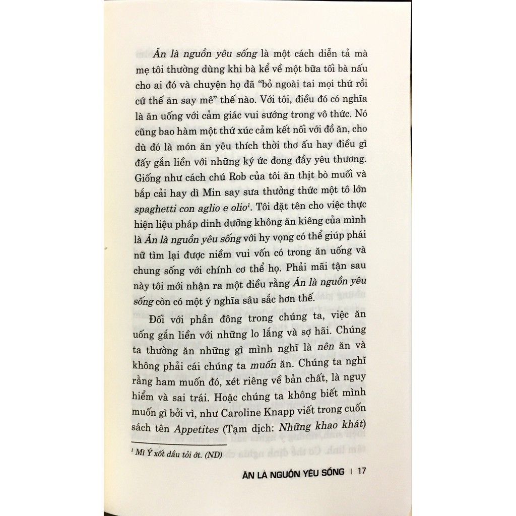 Sách - Ăn Là Nguồn Yêu Sống