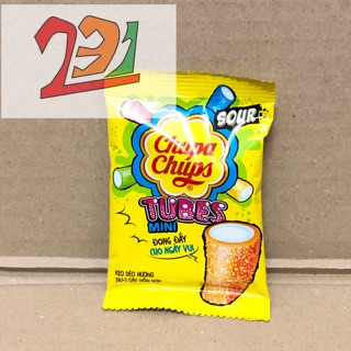 10 Túi Kẹo Dẻo Ống Chupachups Tubes Chua 24g