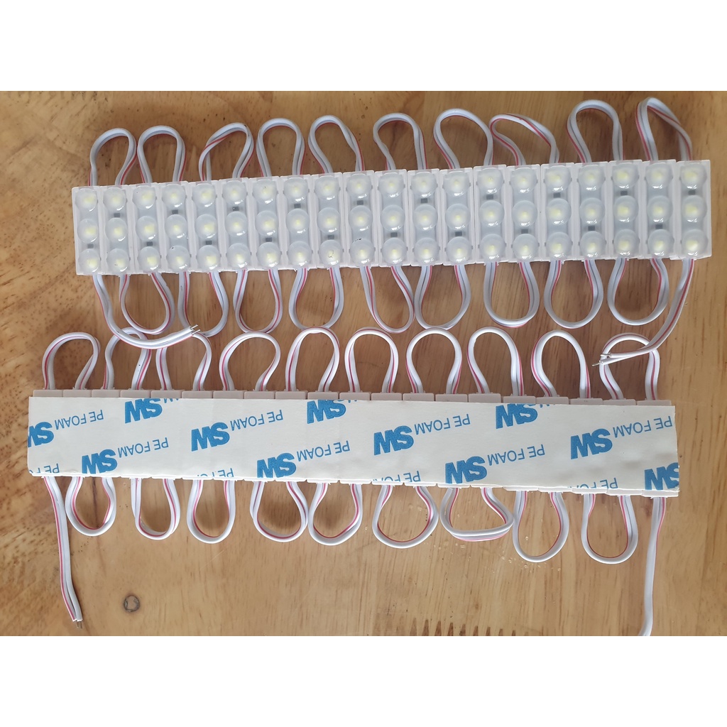 100 Bóng Led Module 3 Bóng mini Cao Cấp 3010