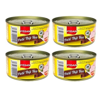 Combo 4 pate thịt heo vissan 170g
