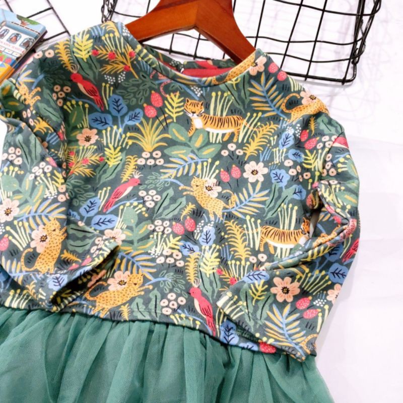 Váy đầm bé gái tay dài chất nỉ Mare&Janie