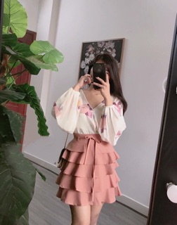 SET ÁO HOA + CV
