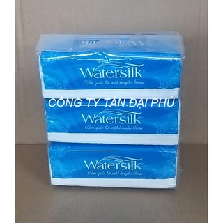 Combo 3 gói Khăn giấy rút Watersilk 200 tờ