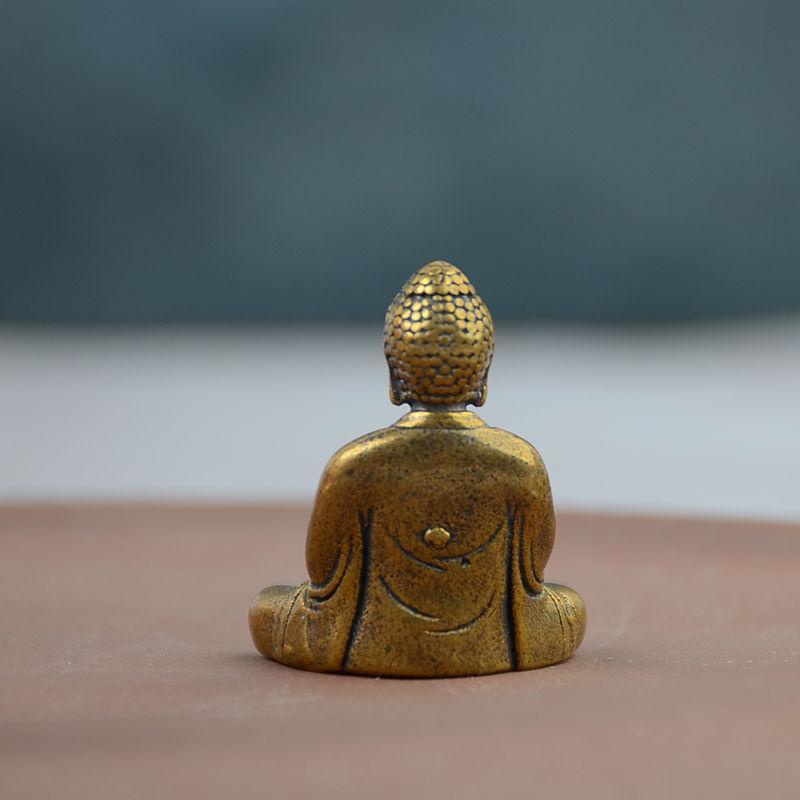 Tượng Phật Mini Bỏ Túi Bằng Đồng Nguyên Chất