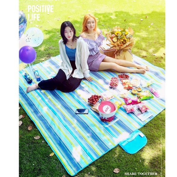 Thảm du lịch - Picnic gấp gọn chống thấm bền đẹp, tiện lợi (2 x1,5m) - Nhiều mẫu