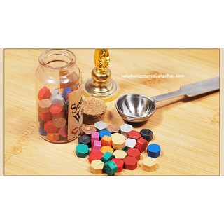 Sáp đóng dấu thư niêm phong dạng viên - 01 lọ 50 viên