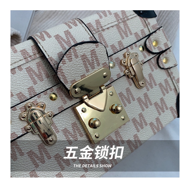Túi đeo chéo JASMIN NOIR dây xích phong cách retro thời trang trẻ trung cho nữ