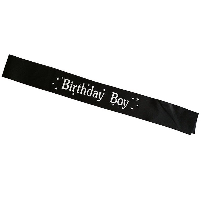 Băng đeo vai hình ngôi sao màu vàng hồng lấp lánh dùng trang trí tiệc sinh nhật