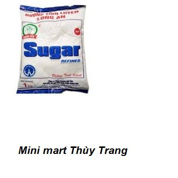 Đường tinh luyện Long An màu trắng gói 1 kg