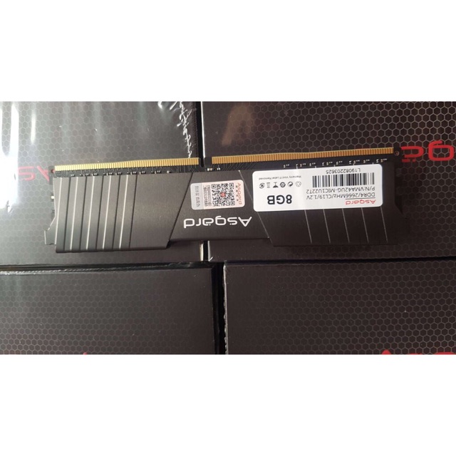 Ram Asgard ddr4 8gb buss 2666 new bh 3 năm