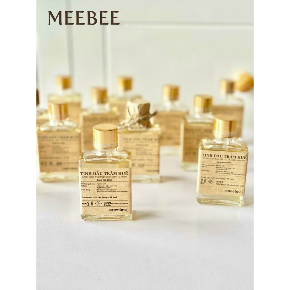 Tinh dầu tràm Huế nguyên chất đậm đặc Meebee 30ml/80ml/100ml - Chính hãng An Đông, Huế